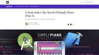 
                            10. A look under-the-hood of Simply Piano (Part 1) – JoyTunes – Medium
