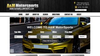 
                            10. A & M Motorsports, Inc | Roswell, GA 30075: Used Cars Roswell ...