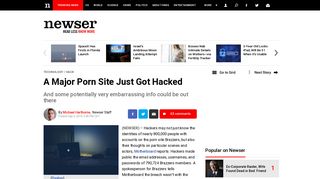 
                            6. A Major Porn Site Just Got Hacked - Newser