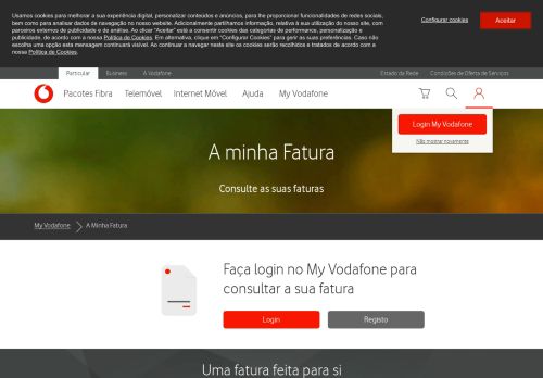 
                            8. A Minha Fatura - My Vodafone - Vodafone Portugal