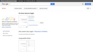 
                            7. A more secure login - Google Books-Ergebnisseite