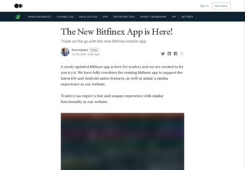 
                            6. A New Bitfinex App is Here! – Bitfinex – Medium