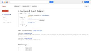 
                            4. A New French & English Dictionary