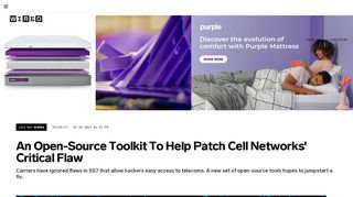 
                            12. A New Toolkit Hopes to Fix the SS7 Flaws That Plague Cell networks ...
