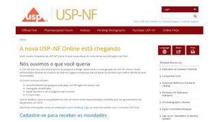 
                            5. A nova USP–NF Online está chegando | USP-NF