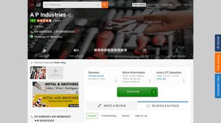 
                            8. A P Industries, Shahdara - Electric Wire Dealers in Delhi - Justdial