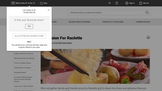
                            6. A Passion For Raclette | Metro