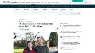 
                            7. 'A phone contract with Talkmobile ruined my credit rating'