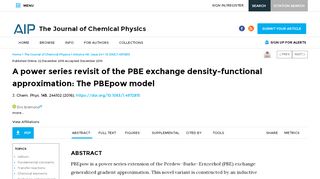 
                            13. A power series revisit of the PBE exchange density-functional ...