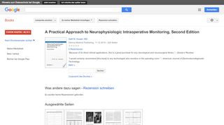 
                            8. A Practical Approach to Neurophysiologic Intraoperative Monitoring, ...