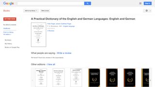 
                            12. A Practical Dictionary of the English and German ...