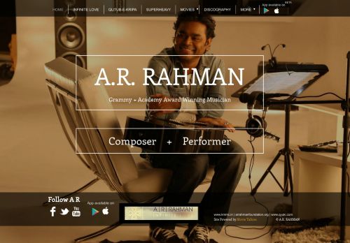 
                            4. A. R. Rahman - The Official Site