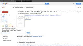 
                            12. A record of the descendants of George and Jane Chandler: (who ...