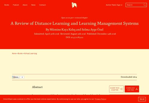 
                            10. A Review of Distance Learning and Learning Management Systems ...