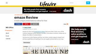 
                            12. A Review of emaze, a Free Presentation Maker - Lifewire