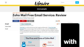 
                            3. A Review of the Free Email Service Zoho Mail - Lifewire