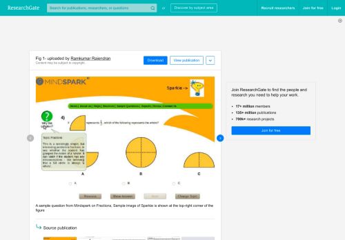 
                            10. A sample question from Mindspark on Fractions, Sample image of ...