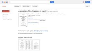 
                            8. A selection of leading cases in equity: with notes