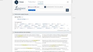 
                            2. a set-up fee - Traduction française – Linguee