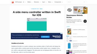 
                            10. A side menu controller written in Swift for iOS - iOS Example