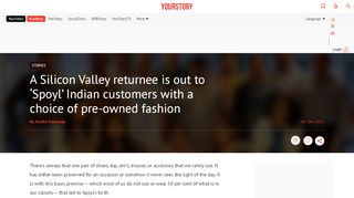 
                            11. A Silicon Valley returnee is out to 'Spoyl' Indian customers with a ...