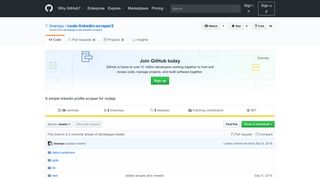 
                            1. A simple linkedin profile scraper for nodejs - GitHub