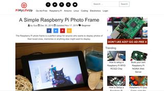 
                            10. A Simple Raspberry Pi Photo Frame - Pi My Life Up