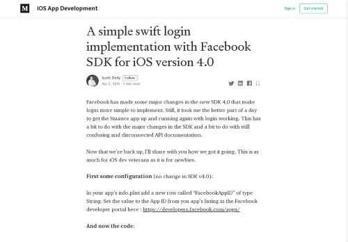 
                            9. A simple swift login implementation with Facebook SDK for iOS ...