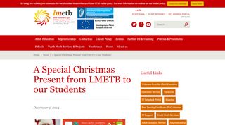 
                            3. A Special Christmas Present from LMETB to our Students - Louth ...