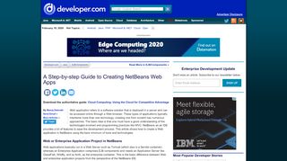 
                            13. A Step-by-step Guide to Creating NetBeans Web Apps - Developer.com