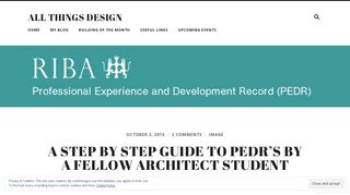 
                            3. A step by step guide to PEDR's by a fellow Architect Student | All ...