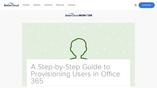 
                            5. A Step-by-Step Guide to Provisioning Users in Office 365 - BetterCloud