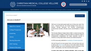 
                            6. A student? - Vellore - CMC Vellore