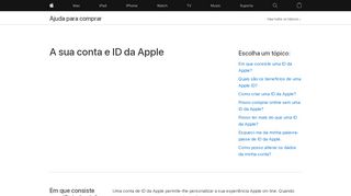 
                            9. A sua conta e ID da Apple - Ajuda para comprar - Apple (PT)