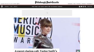 
                            12. A sweet clarion call: Taylor Swift's boosts voter registration | Pittsburgh ...