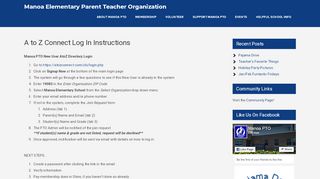 
                            7. A to Z Connect Log In Instructions – Manoa Elementary Parent ...