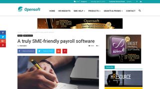 
                            8. A truly SME-friendly payroll software - Opensoft