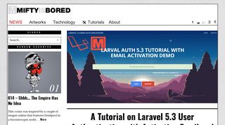 
                            2. A Tutorial on Laravel 5.3 User Authentication with Activation Email and ...