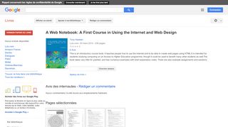 
                            9. A Web Notebook: A First Course in Using the Internet and Web Design