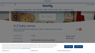 
                            8. A-Z of baby names | search for the most popular baby ...