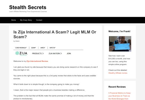 
                            8. A Zija International Review – Business Scam Or Real Benefits ...