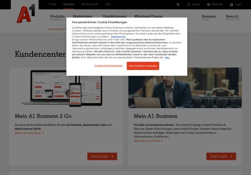 
                            2. A1 Business Kundencenter | A1.net