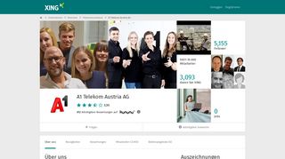 
                            8. A1 Telekom Austria AG als Arbeitgeber | XING Unternehmen
