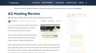 
                            6. A2 Hosting Review: Is it Faster Than Bluehost & SiteGround? Let's find ...