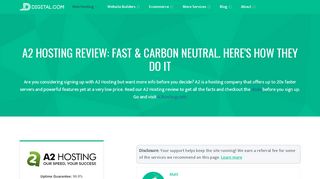 
                            5. A2 Hosting Review: Is Their Hosting As Fast As They Claim? - Digital ...