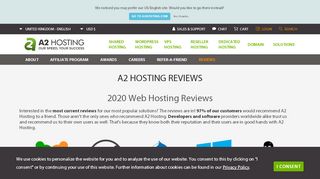 
                            10. A2 Hosting Reviews | 2019 Web Hosting Reviews