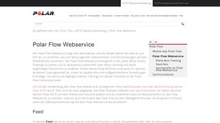 
                            7. A370 Gebrauchsanleitung | Polar Flow Webservice - Support | Polar