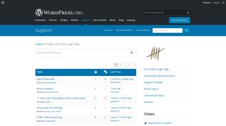
                            2. [A5 Custom Login Page] Support | WordPress.org