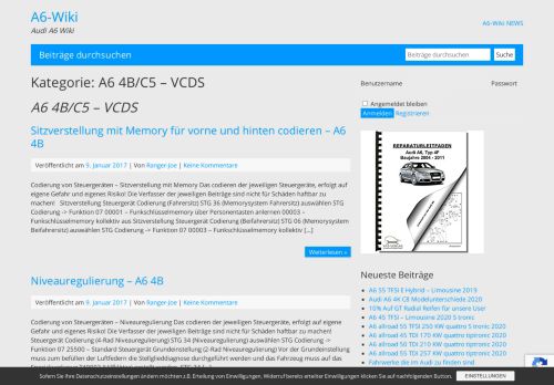 
                            12. A6 4B/C5 - VCDS - A6-Wiki