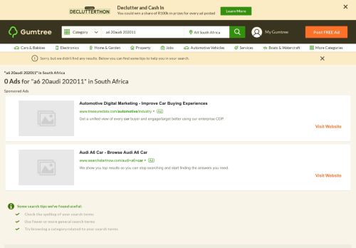 
                            13. A6 Audi 2011 Ads | Gumtree Classifieds South Africa